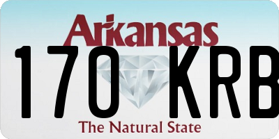 AR license plate 170KRB