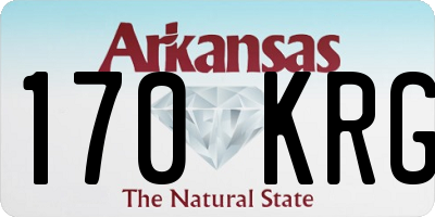 AR license plate 170KRG