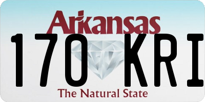 AR license plate 170KRI