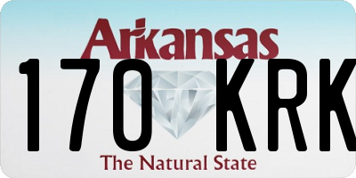 AR license plate 170KRK