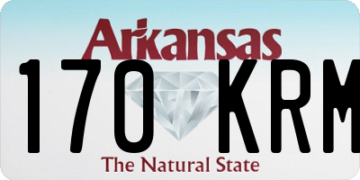 AR license plate 170KRM