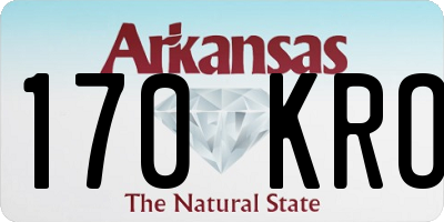 AR license plate 170KRO