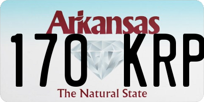 AR license plate 170KRP