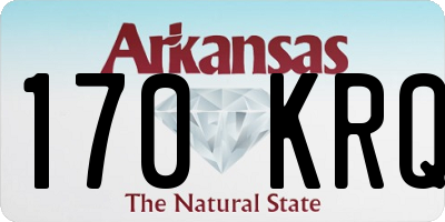 AR license plate 170KRQ
