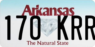 AR license plate 170KRR