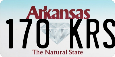 AR license plate 170KRS