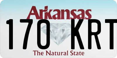 AR license plate 170KRT