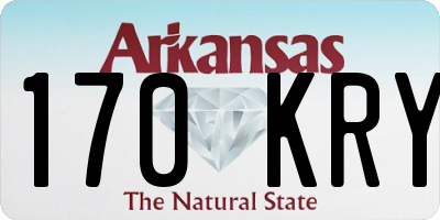 AR license plate 170KRY