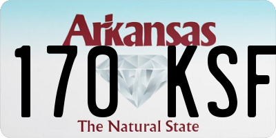 AR license plate 170KSF