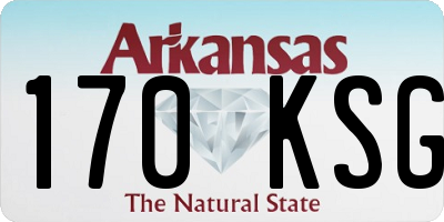 AR license plate 170KSG