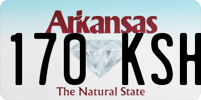 AR license plate 170KSH