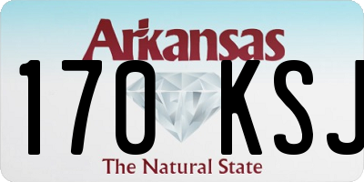 AR license plate 170KSJ