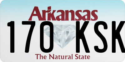 AR license plate 170KSK