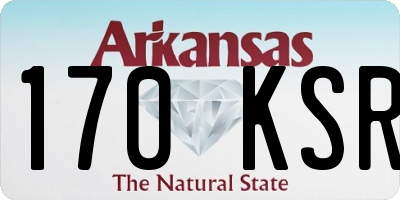 AR license plate 170KSR