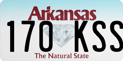 AR license plate 170KSS