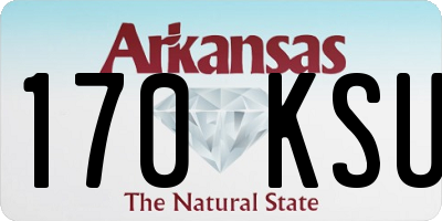 AR license plate 170KSU