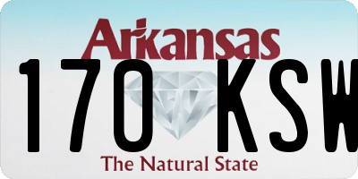 AR license plate 170KSW