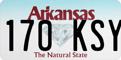 AR license plate 170KSY
