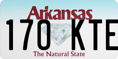 AR license plate 170KTE