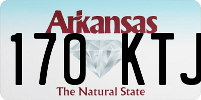 AR license plate 170KTJ