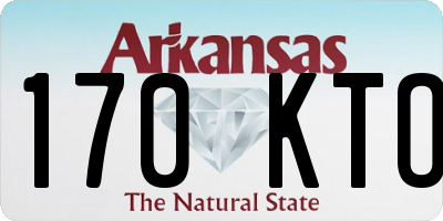 AR license plate 170KTO