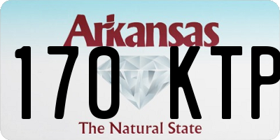 AR license plate 170KTP