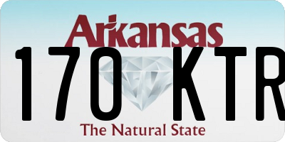 AR license plate 170KTR