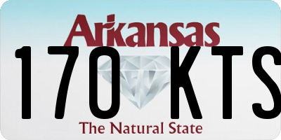 AR license plate 170KTS