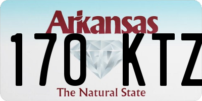 AR license plate 170KTZ