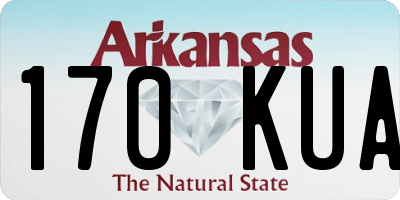 AR license plate 170KUA