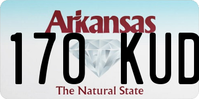 AR license plate 170KUD