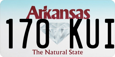 AR license plate 170KUI