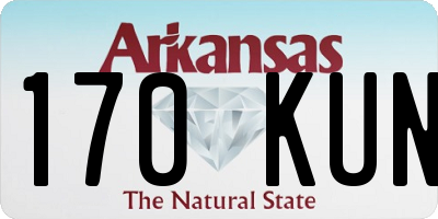 AR license plate 170KUN