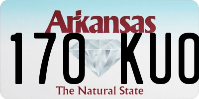 AR license plate 170KUO