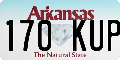 AR license plate 170KUP