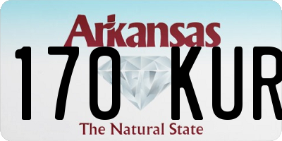 AR license plate 170KUR