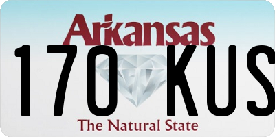 AR license plate 170KUS