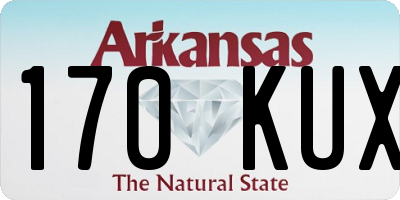 AR license plate 170KUX