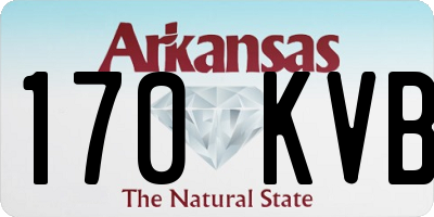 AR license plate 170KVB