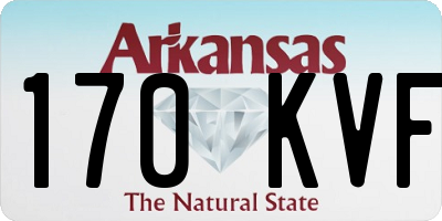 AR license plate 170KVF
