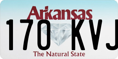 AR license plate 170KVJ