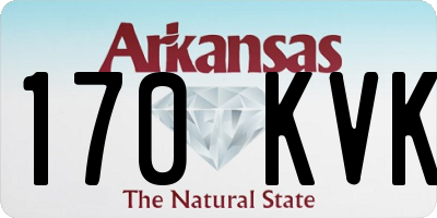 AR license plate 170KVK