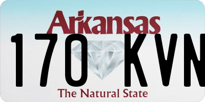AR license plate 170KVN