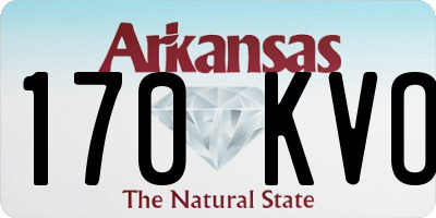 AR license plate 170KVO