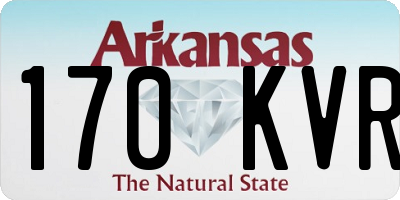 AR license plate 170KVR