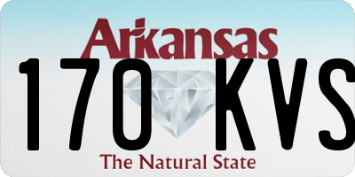 AR license plate 170KVS