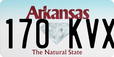 AR license plate 170KVX