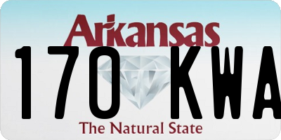 AR license plate 170KWA