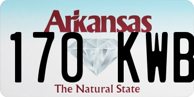 AR license plate 170KWB
