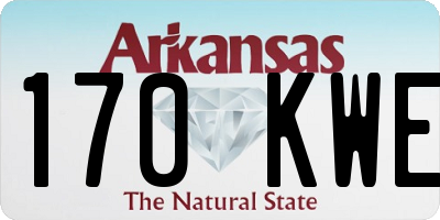 AR license plate 170KWE